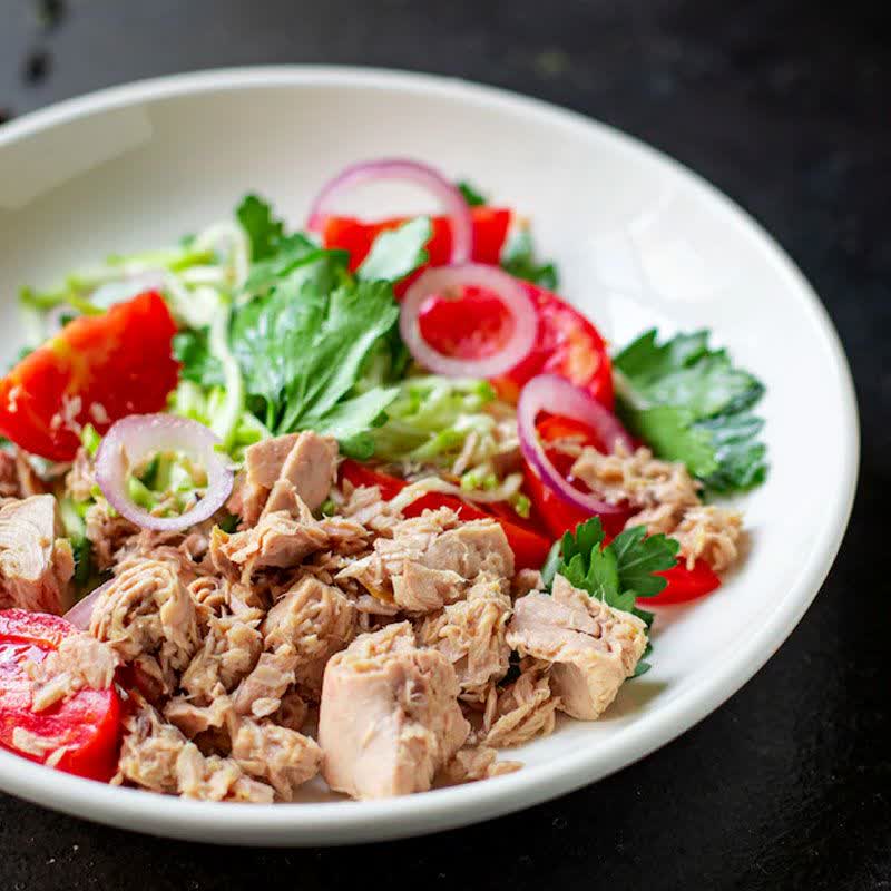 بشقاب ماهی تن ماهی